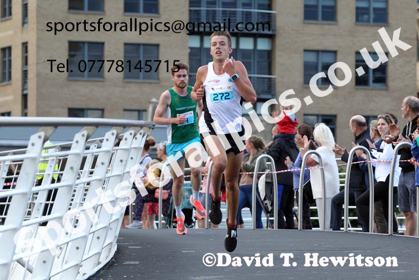 Quayside 5k Road Race, Newcastle/Gateshead, 2021, August 11th. Photo: David T. Hewitson/Sports for All Pics